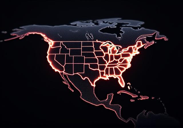 Graphic showing global supply chains shifting toward North American corridors